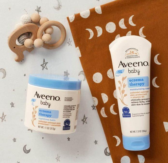 Kem dưỡng sau tẩy lông Aveeno Baby Eczema Therapy (Ảnh: Internet).