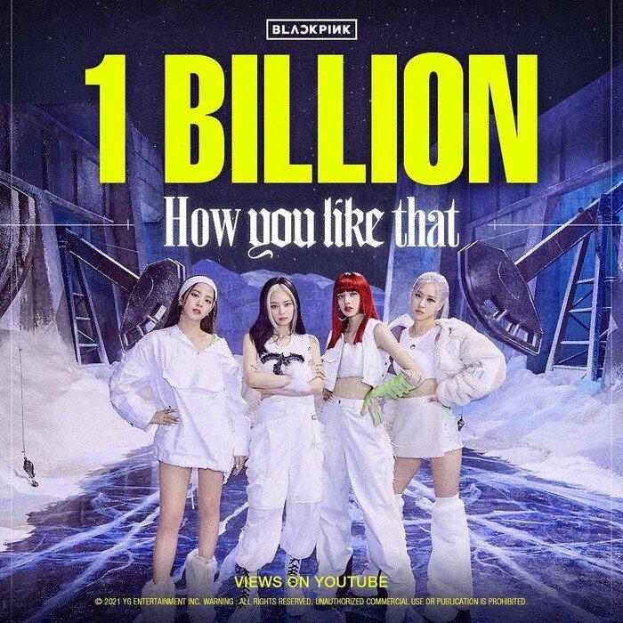 MV "How You Like That" chính thức đạt 1 tỷ view sau hơn 1 năm (Nguồn: Internet).