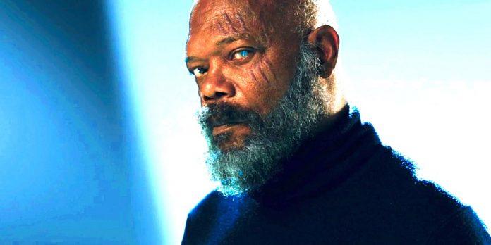 Tạo hình mới của Nick Fury trong series Secret Invasion (Ảnh: Internet)