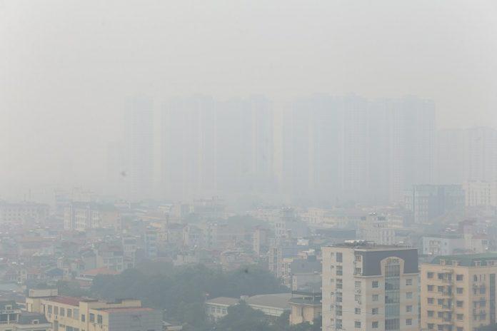 Ô nhiễm không khí tại Hà Nội (Ảnh: Internet)