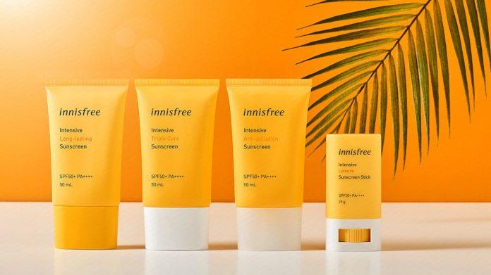 các loại kem chống nắng Innisfree