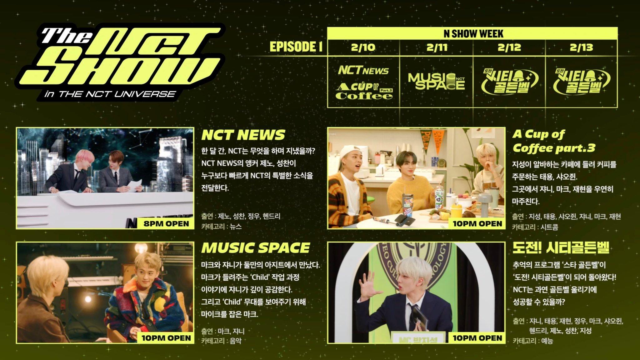 Chương trình mới với nhiều nội dung đang được công chiếu của NCT (Nguồn: Internet).