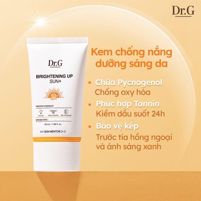Dr.G R.E.D Blemish Clear Soothing Cream là dòng kem chống nắng nâng tone vô cùng đình đám của hãng (nguồn: internet)