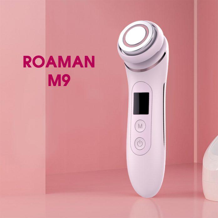 Máy đẩy tinh chất chăm sóc da mặt 4in1 ROAMAN M9 (Nguồn: Internet)