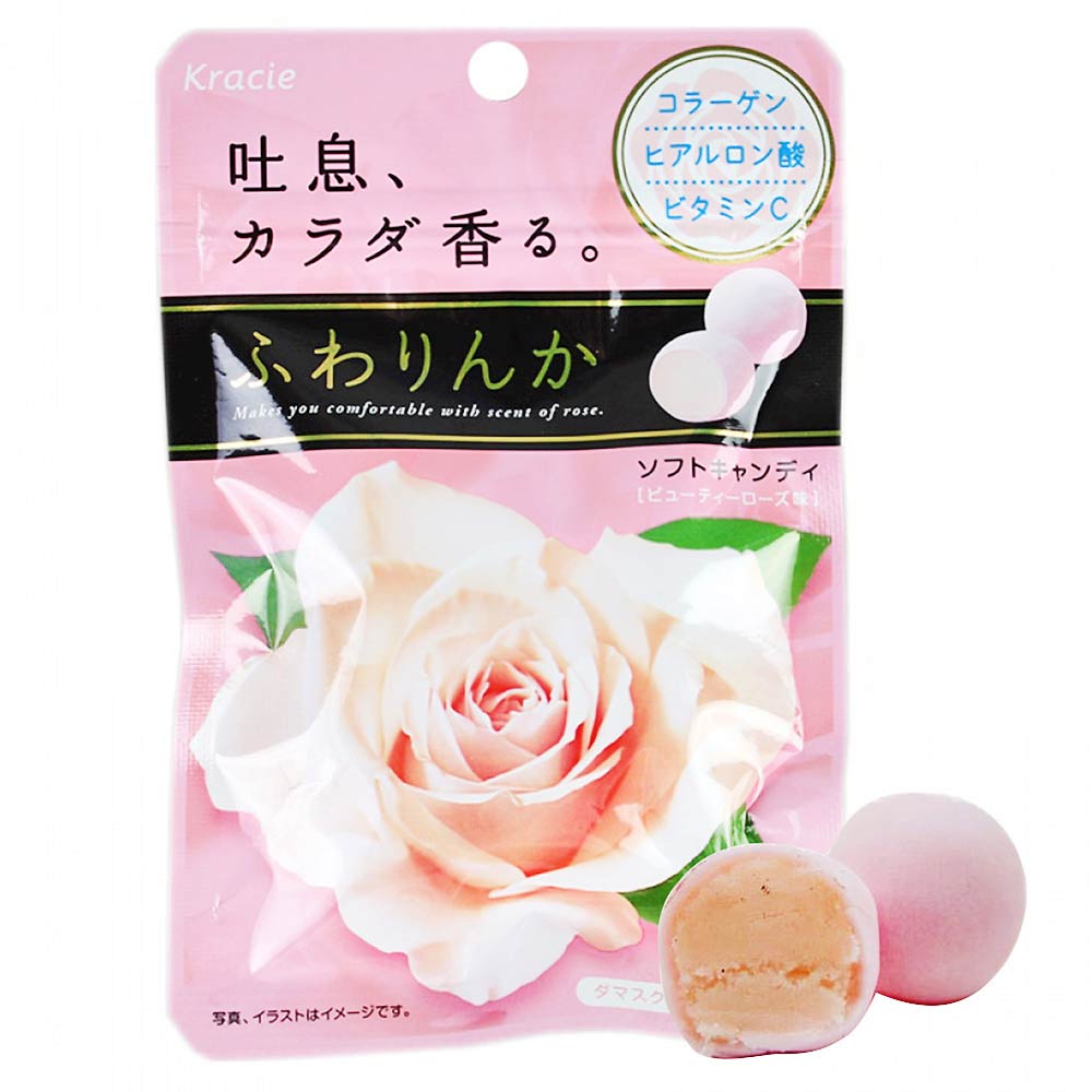 Kẹo hoa hồng Collagen Kracie tạo mùi thơm tự nhiên cho cơ thể (Nguồn: Internet)