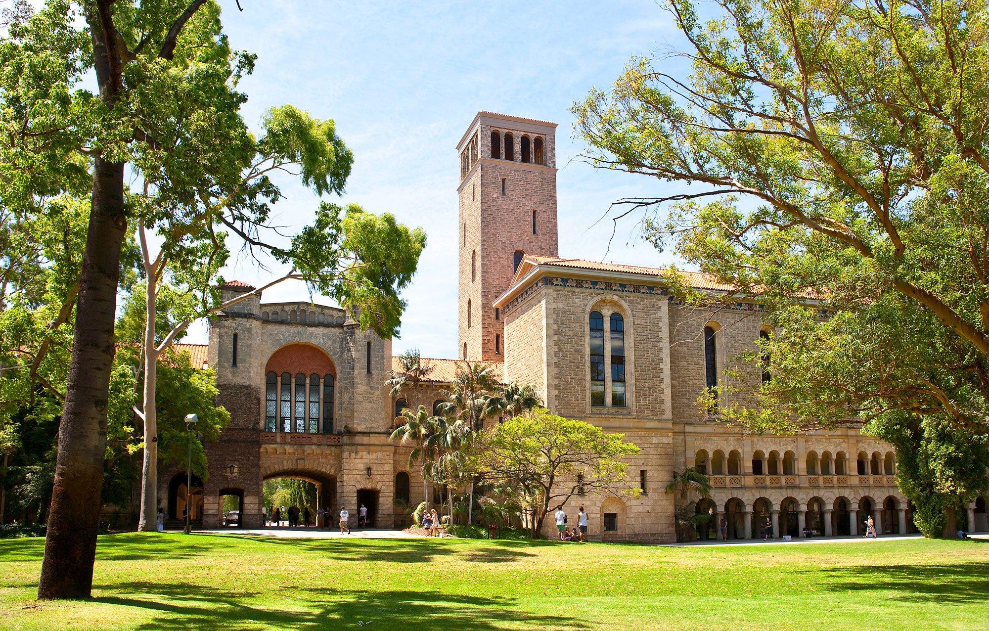 Khung cảnh đẹp đẽ của đại học phái Tây Úc (Ảnh: Internet)