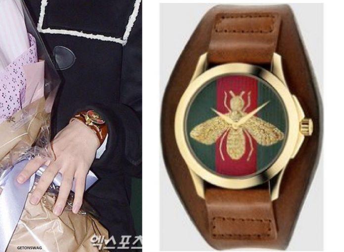 Chiếc đồng hồ từ thương hiệu yêu thích của V - Gucci (Nguồn: Internet)