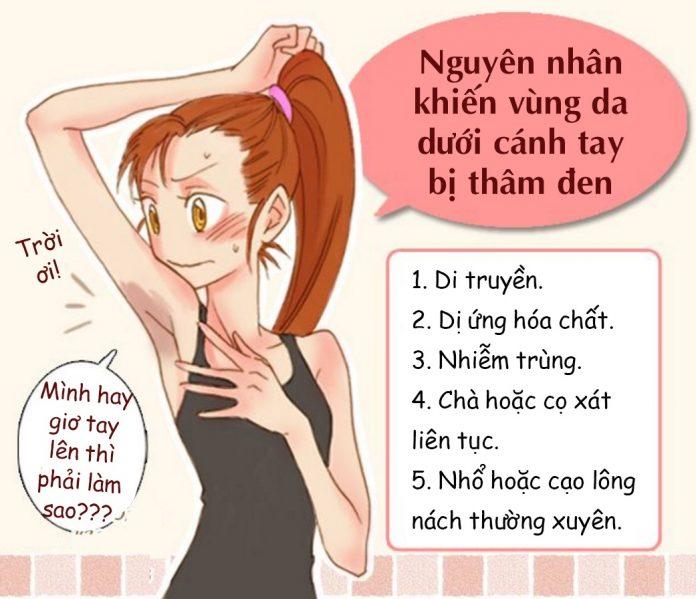 Đây là một số nguyên nhân khác dẫn đến vùng dưới cánh tay bị thâm đen (Nguồn: Internet)