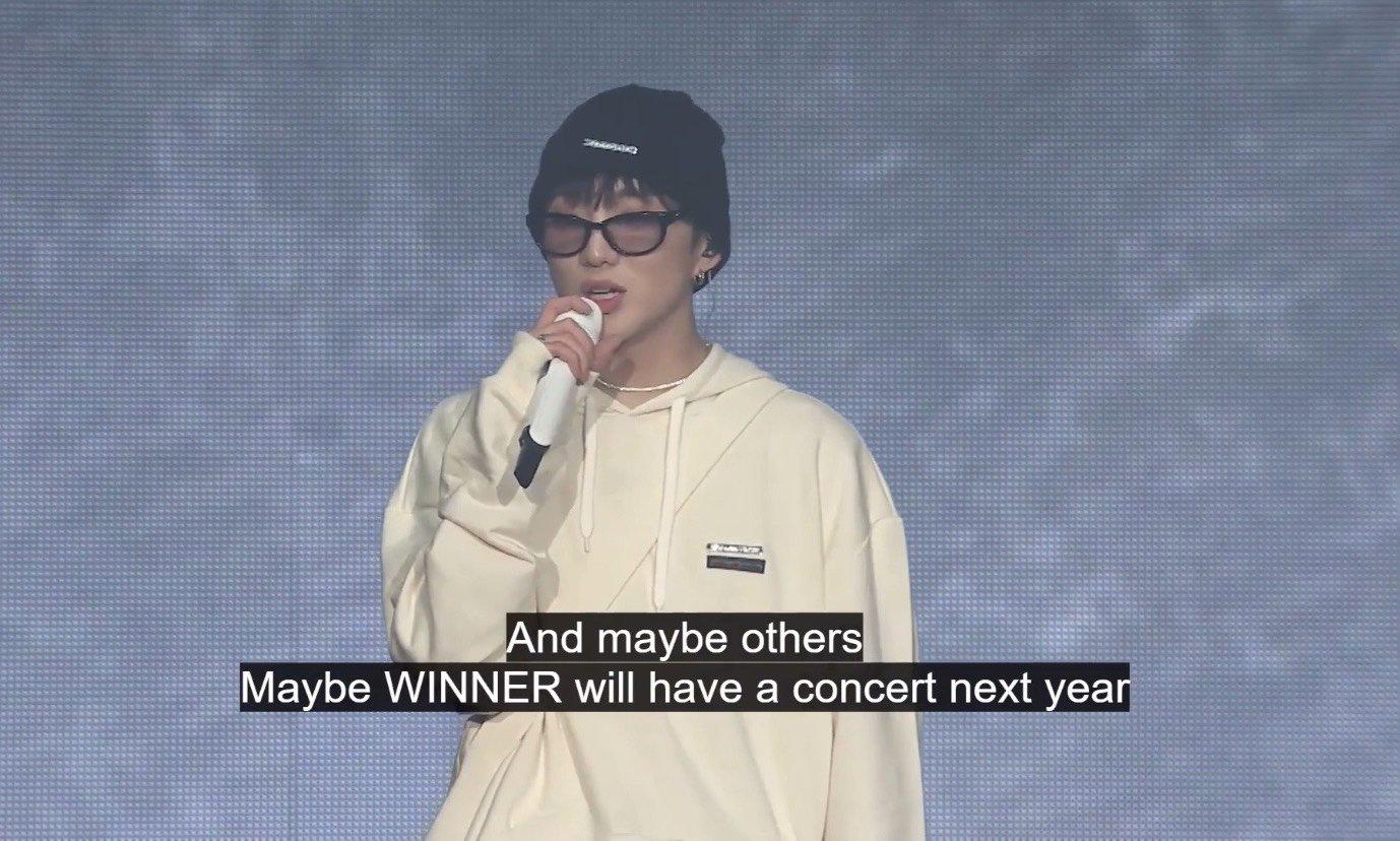 "Có thể WINNER sẽ có concert vào năm sau'' - leader chia sẻ (Ảnh: Internet).