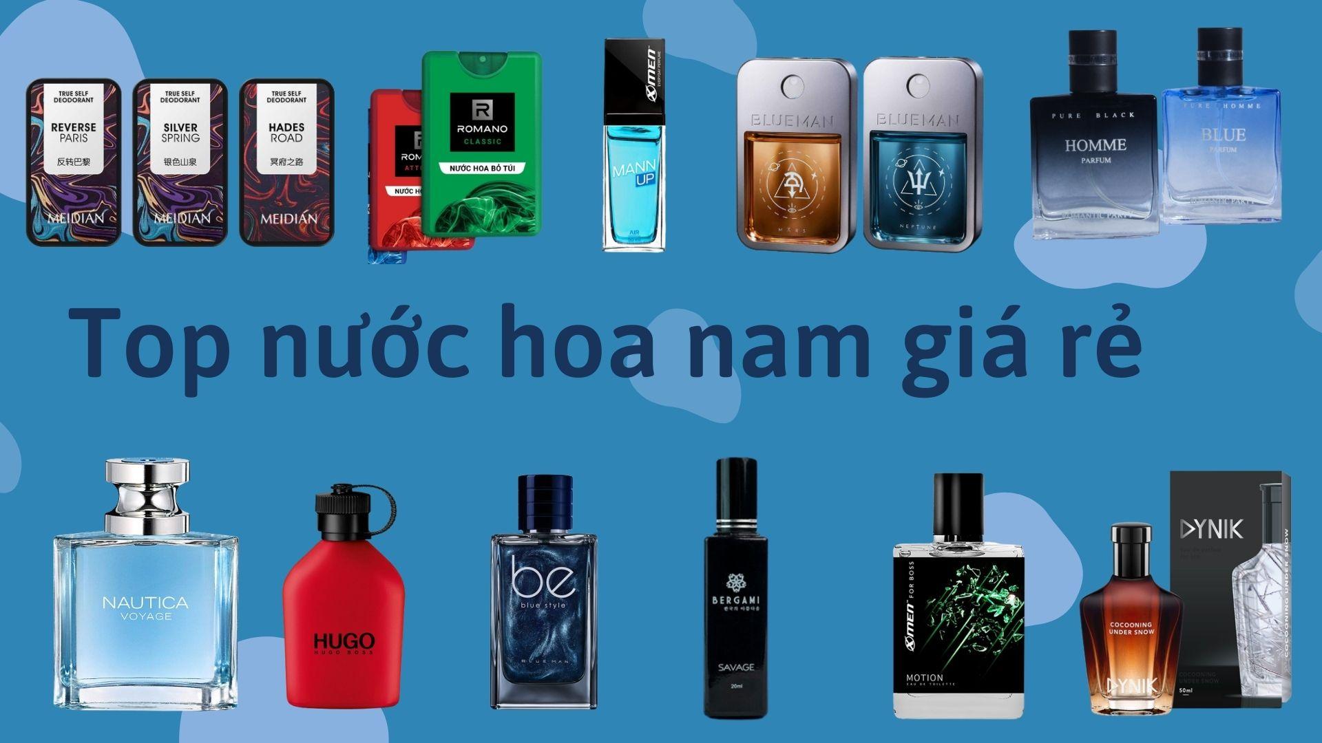 những nước hoa nam được yêu thích nhất