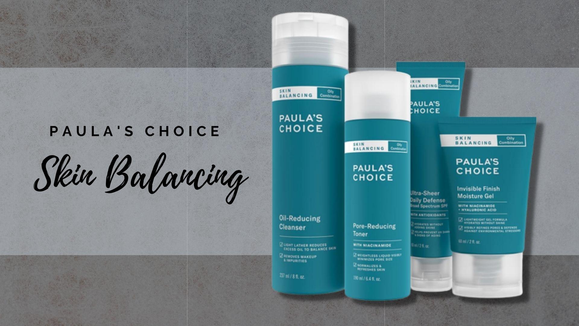 Bộ sản phẩm tái tạo và phục hồi da Paula's Choice Skin Balancing (Nguồn: Internet)