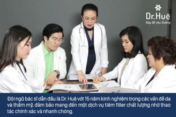 Dr.Huệ cùng với đội ngũ y bác sĩ vô cùng uy tín và dày dặn kinh nghiệm (Nguồn: Internet)