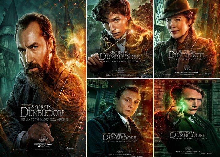 Poster các nhận vật trong Fantastic Beasts: The Secrets of Dumbledore đã được phát hành (Nguồn: Internet)