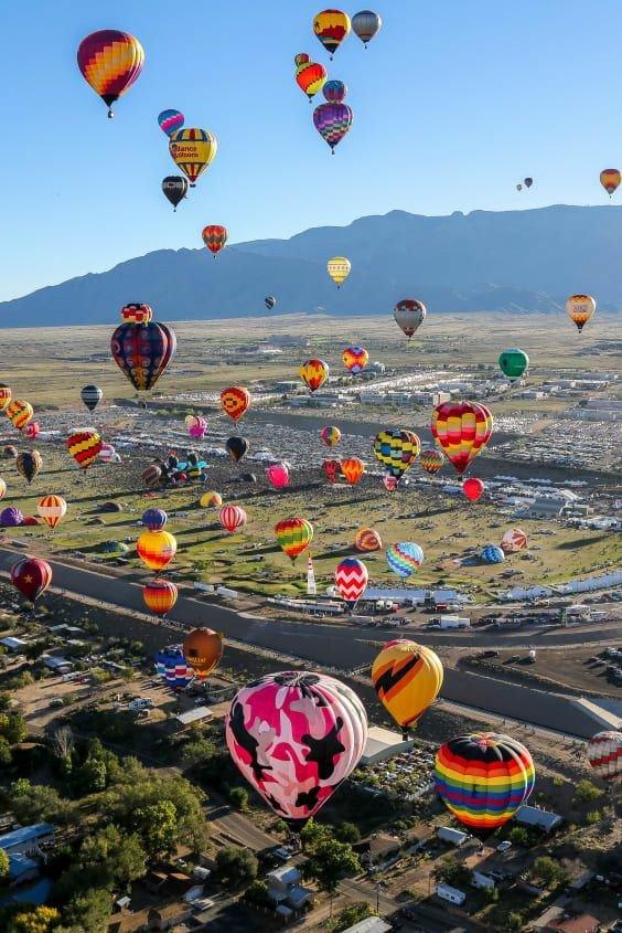 Ngày hội khinh khí cầu ở Albuquerque. (Nguồn: Internet)