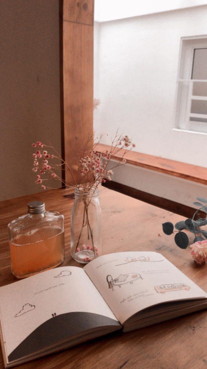 Nhâm nhi chill chill tại tiệm Reading (Nguồn: Như Tiny).