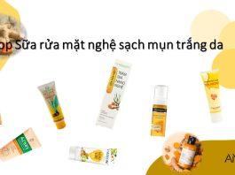 Top sữa rửa mặt nghệ trị mụn dưỡng sáng da tốt nhất hiện nay (Ảnh: nquynhvy)
