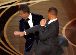 Will Smith tát Chris Rock ở lễ trao giải Oscar lần thứ 94 (Nguồn: Internet)