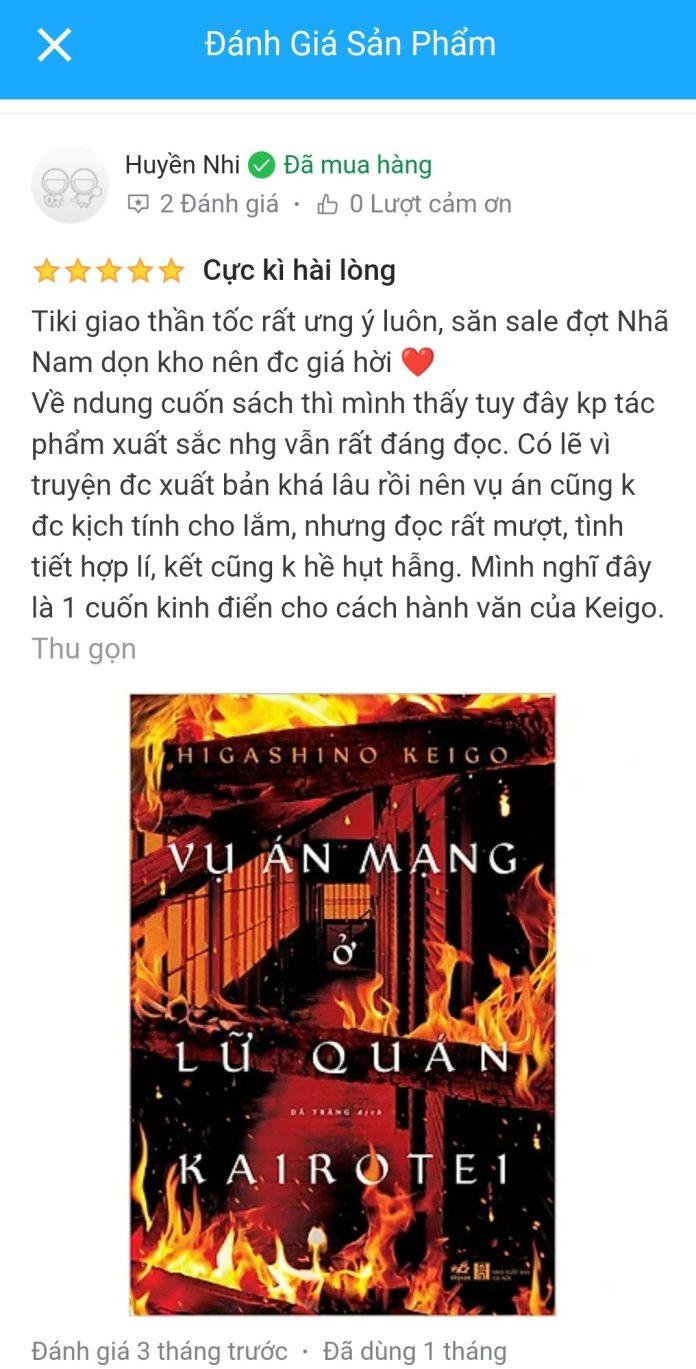 Nhận xét của độc giả (Ảnh: internet).
