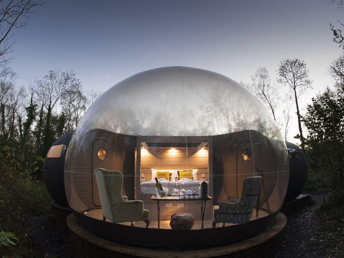 Khách sạn Forest Dome - Bắc Ireland (Ảnh: Internet)