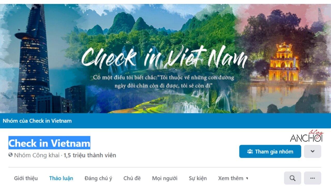 Group Check in Vietnam (Ảnh: BlogAnChoi)