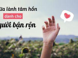 Chữa lành tâm hồn dành cho người bận rộn. (Nguồn: BlogAnChoi)
