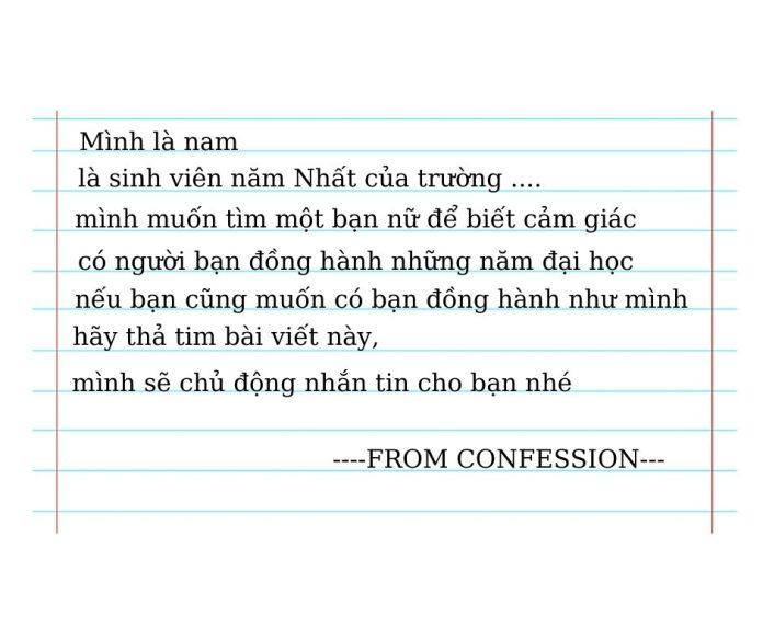 Confession - nơi kết nối yêu thương (Nguồn: Trần Ngọc Huyền)