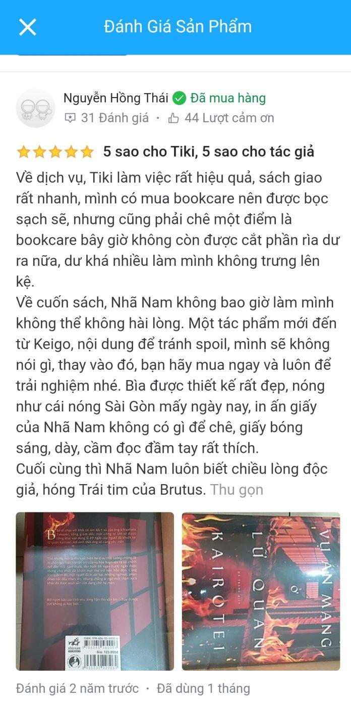 Nhận xét của độc giả (Ảnh: internet).