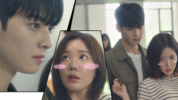 Cha Eun Woo và Im So Hyang trong My ID is Gangnam Beauty (Ảnh: Internet)