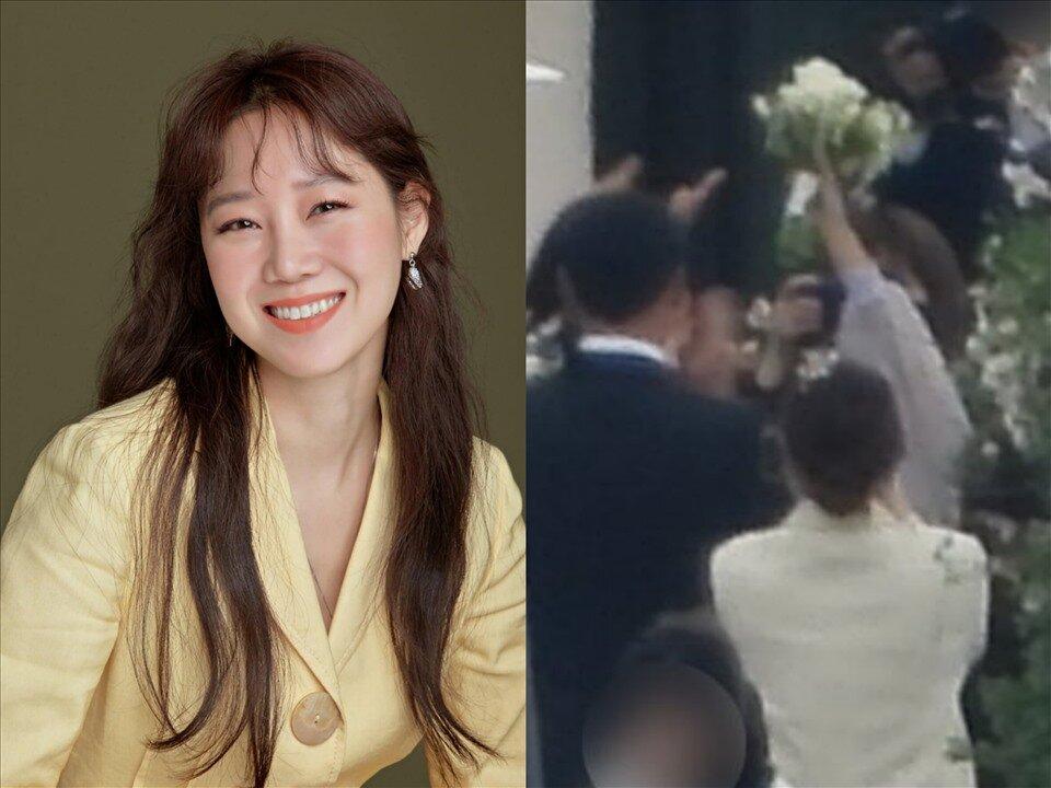 Gong Hyo Jin là người bắt được hoa trong đám cưới của cặp đôi Hyun Bin và Son Ye Jin (Nguồn: Internet).