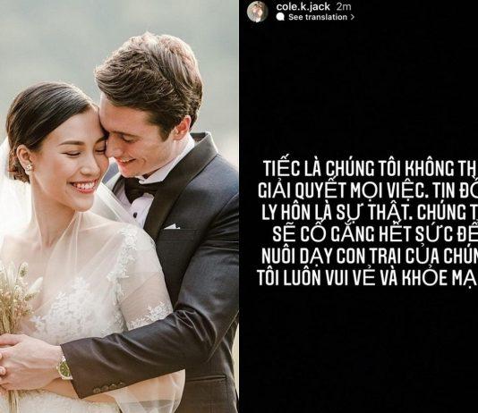Chồng Tây của á hậu Hoàng Oanh chính thức công khai chuyện chia tay