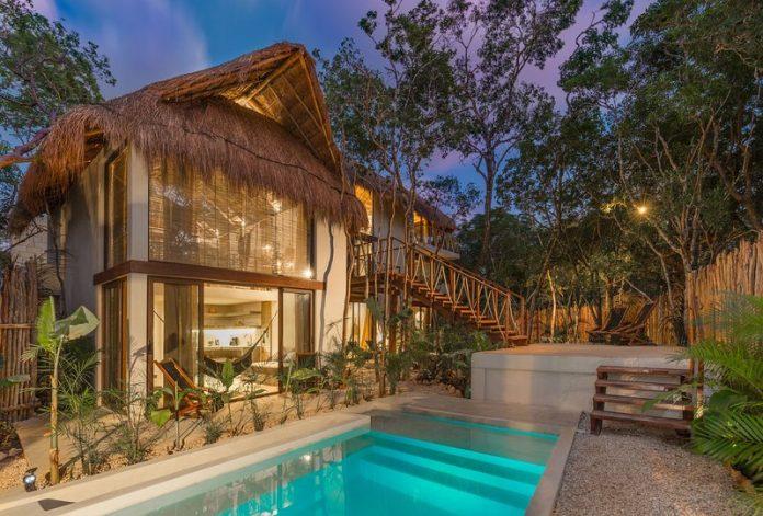 Bungalow của khách sạn Ikal, Tulum (Ảnh: Internet)