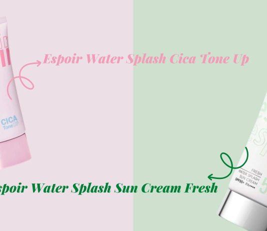 Review bộ đôi kem chống nắng Espoir Water Splash Sun Cream (nguồn: BlogAnChoi)