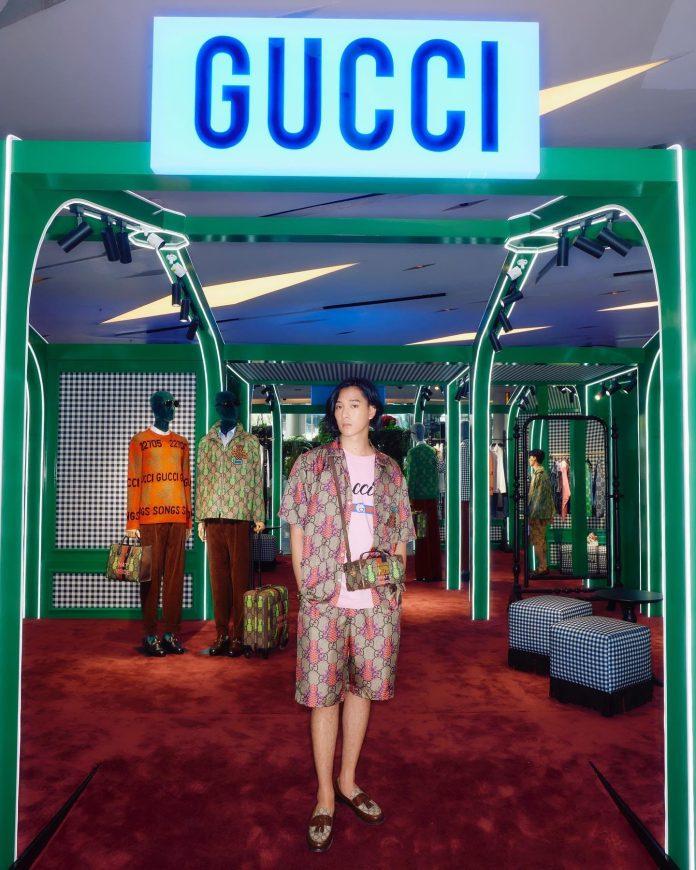 Nani quảng bá cho store của Gucci tại Thái Lan ( Nguồn ảnh: Internet)