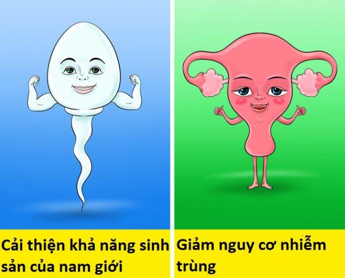 Tốt cho sức khỏe sinh sản ở cả hai giới (Ảnh: Internet)