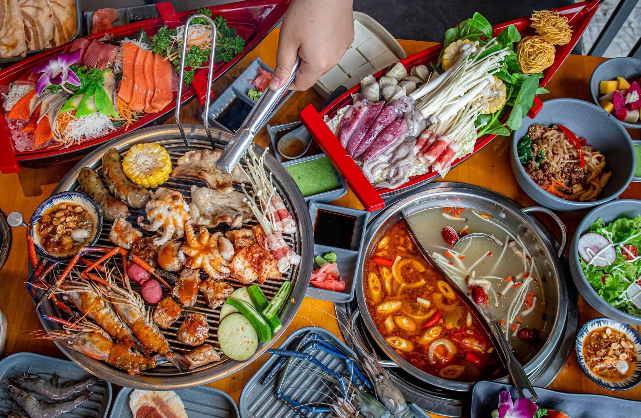Các món ăn tại Nhà hàng buffet Lẩu Nướng Seoul (Ảnh Internet)