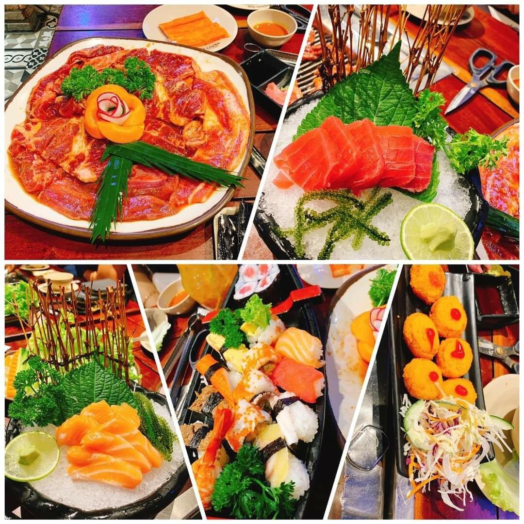 Các món ăn tại Nhà hàng buffet Phố Nướng Tokyo Đà Nẵng (Ảnh Internet)