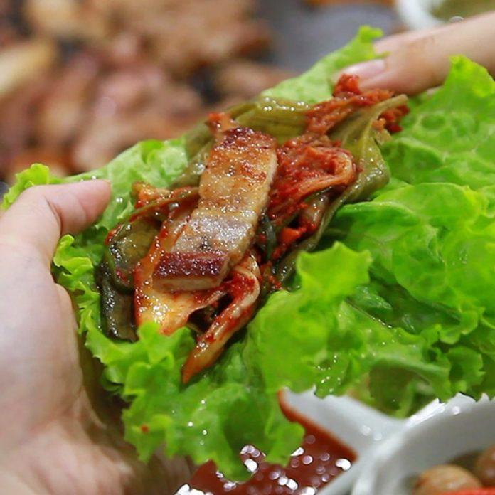 Thịt nướng thơm ngon tại Gangnam Po-Cha - Ảnh: internet