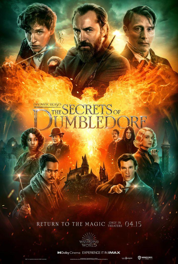Poster phim Fantastic Beasts 3: The Secrets of Dumbledore. (Ảnh: Internet)