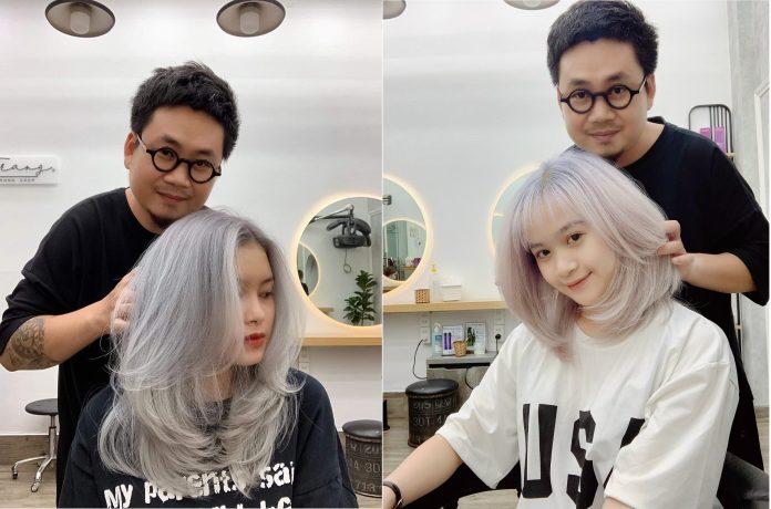 Tạo mẫu tóc tại Salon Hiếu Trang. (Nguồn: Internet)