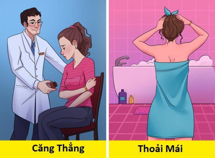 Tắm nước ấm giúp tâm trạng thoải mái hơn (Ảnh: Internet)