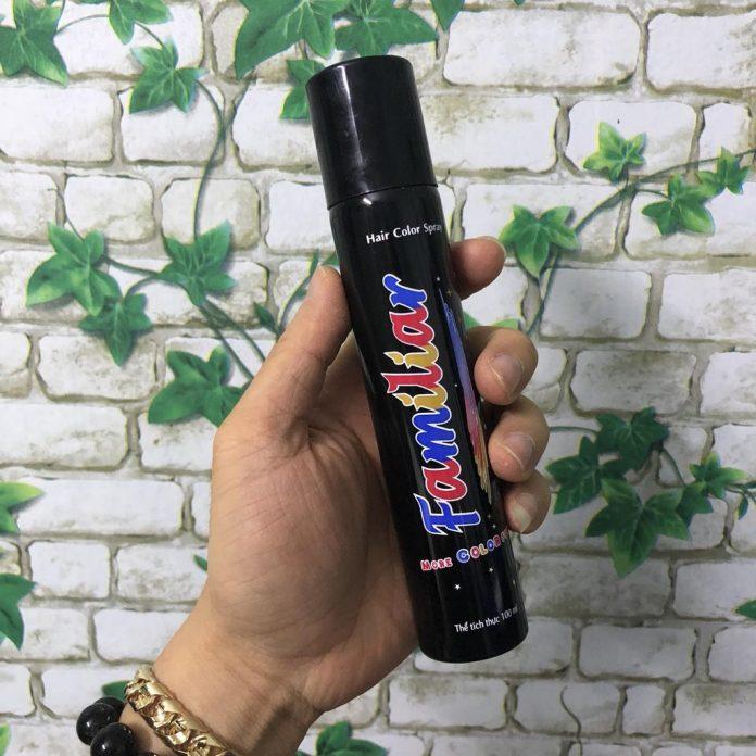 Thuốc nhuộm tóc tạm thời Familiar Hair Color Spray