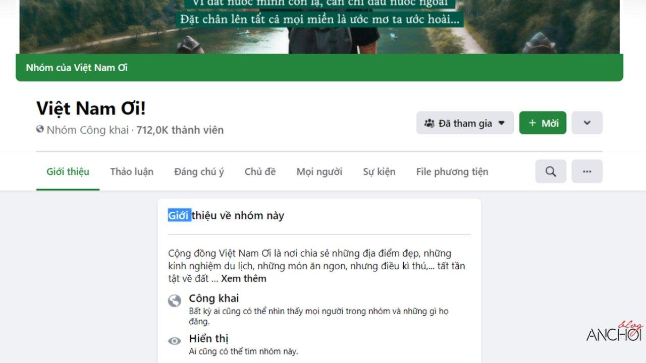 Group Việt Nam Ơi! (Ảnh: BlogAnChoi)