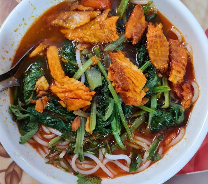 Món bún cá của quán. (Ảnh: Internet)