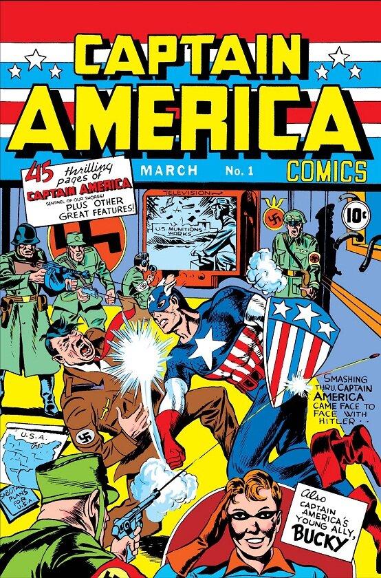 Captain America trong truyện tranh (Nguồn: Internet)