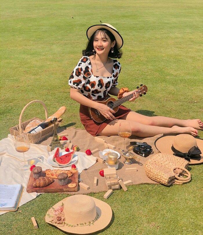 Concept chụp ảnh picnic cực xinh. (Ảnh: Internet) Concept chụp ảnh picnic cực xinh. (Ảnh: Internet)