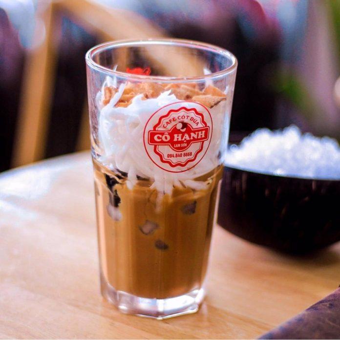 Cafe cốt dừa cô Hạnh Hải Phòng (Nguồn: Internet)