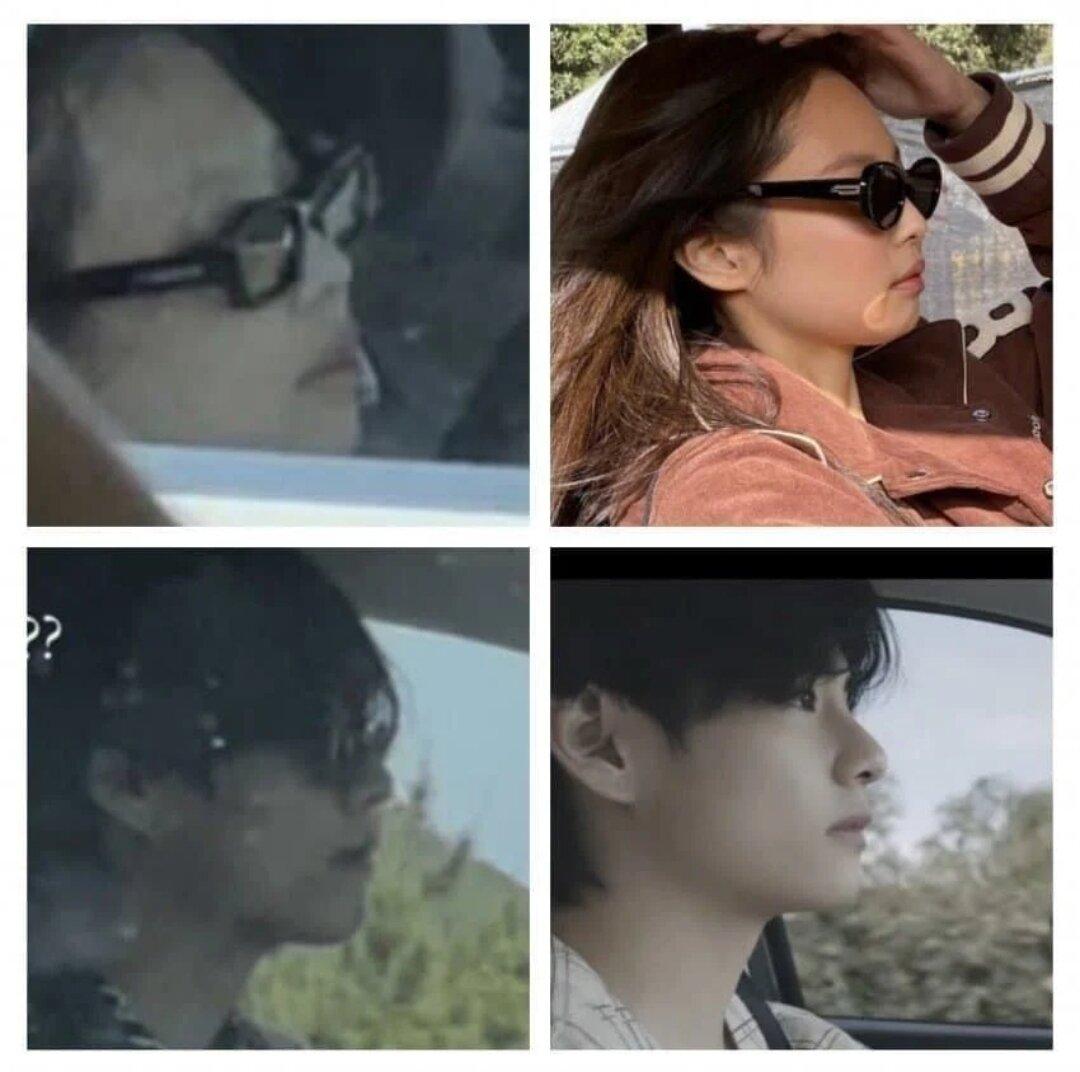 Netizen lại cho rằng ảnh chụp kia chính là Jennie và V. (Ảnh: Internet)