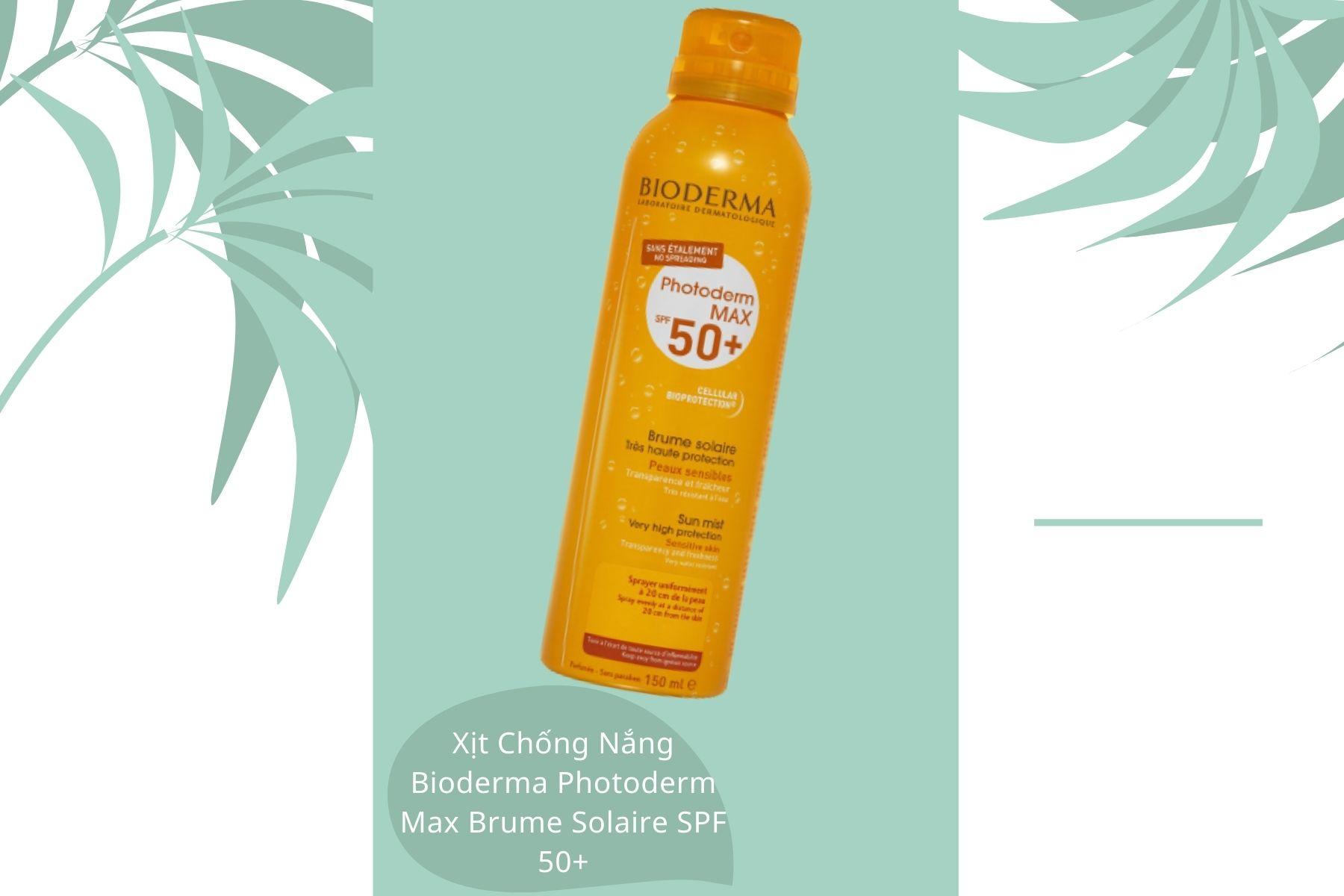 Xịt Chống Nắng Bioderma Photoderm Max Brume Solaire SPF 50+