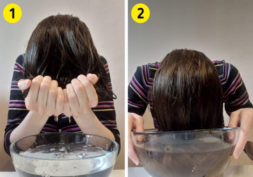 Cách này sẽ giúp tóc bạn hấp thu được nhiều dinh dưỡng hơn (Ảnh: Internet)