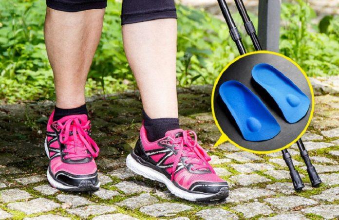 Miếng lót giày giúp nâng đỡ bàn chân khi mang giày (Nguồn: Internet)